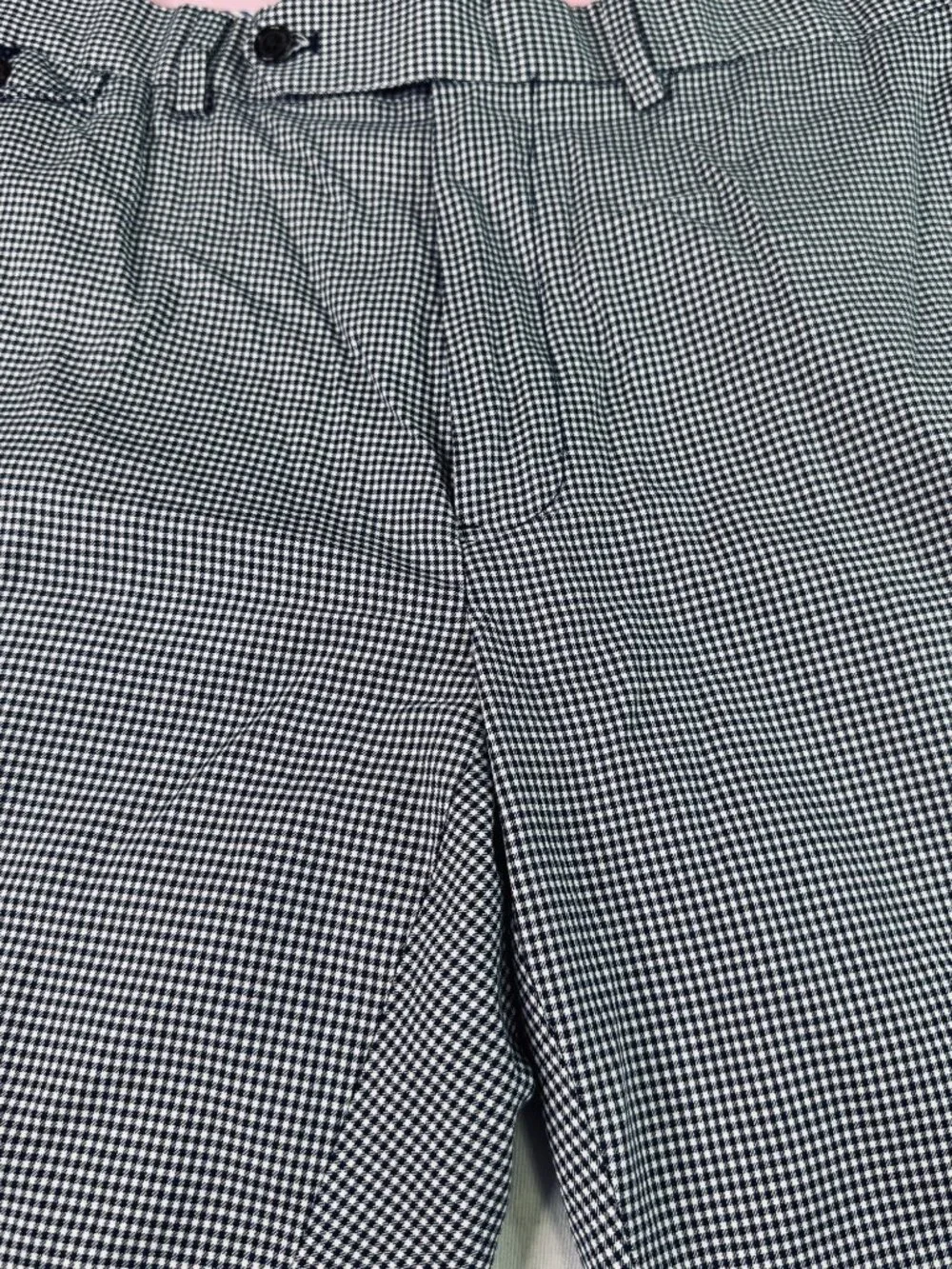 Vintage 90s Polo Golf Ralph Lauren Navy Check Shorts Mens 40  9.5 Inseam